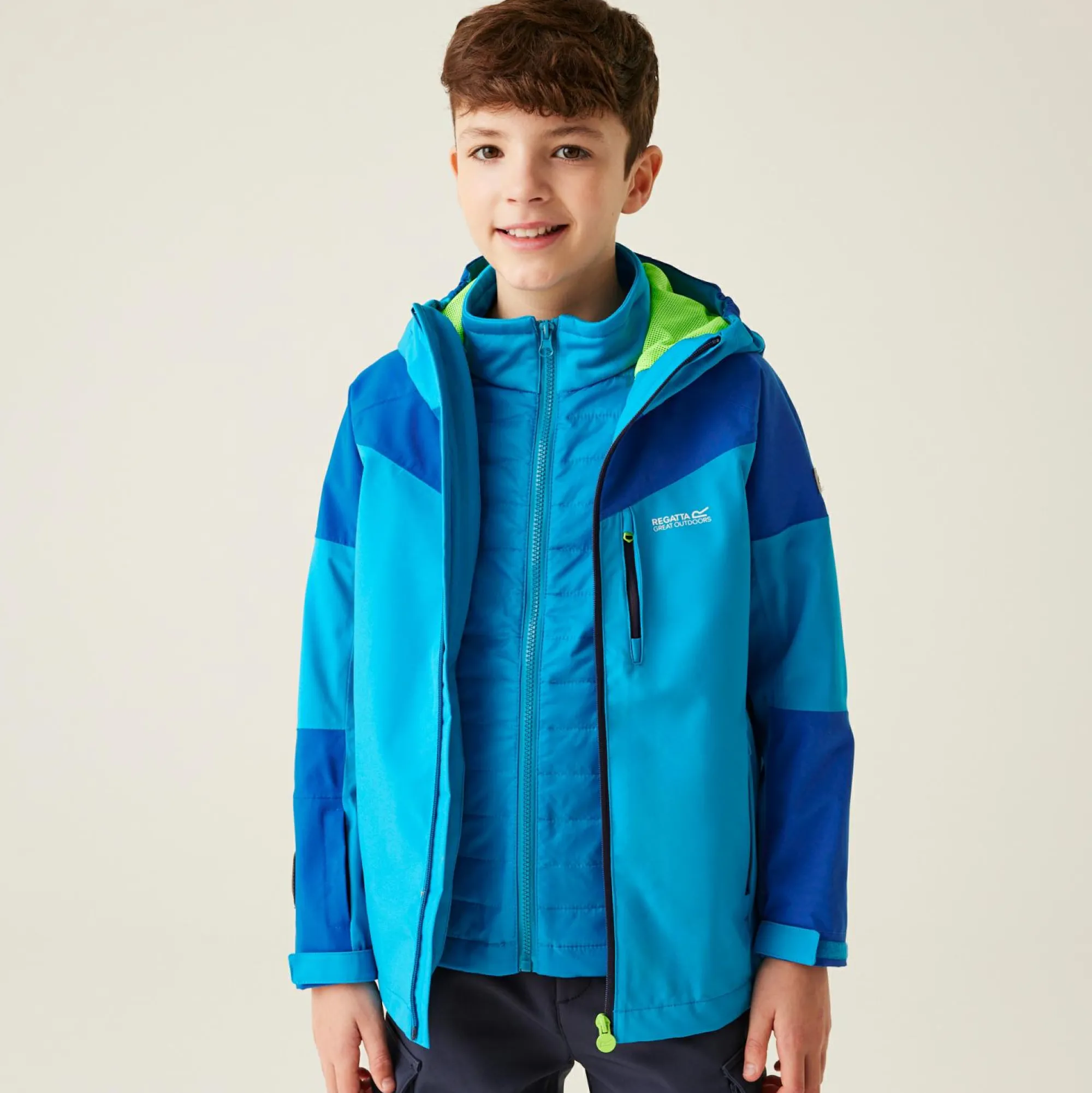 Kids Regatta Waterproof Jackets|Jackets & Coats<Boys Trekktain 3-in-1 Jacket |