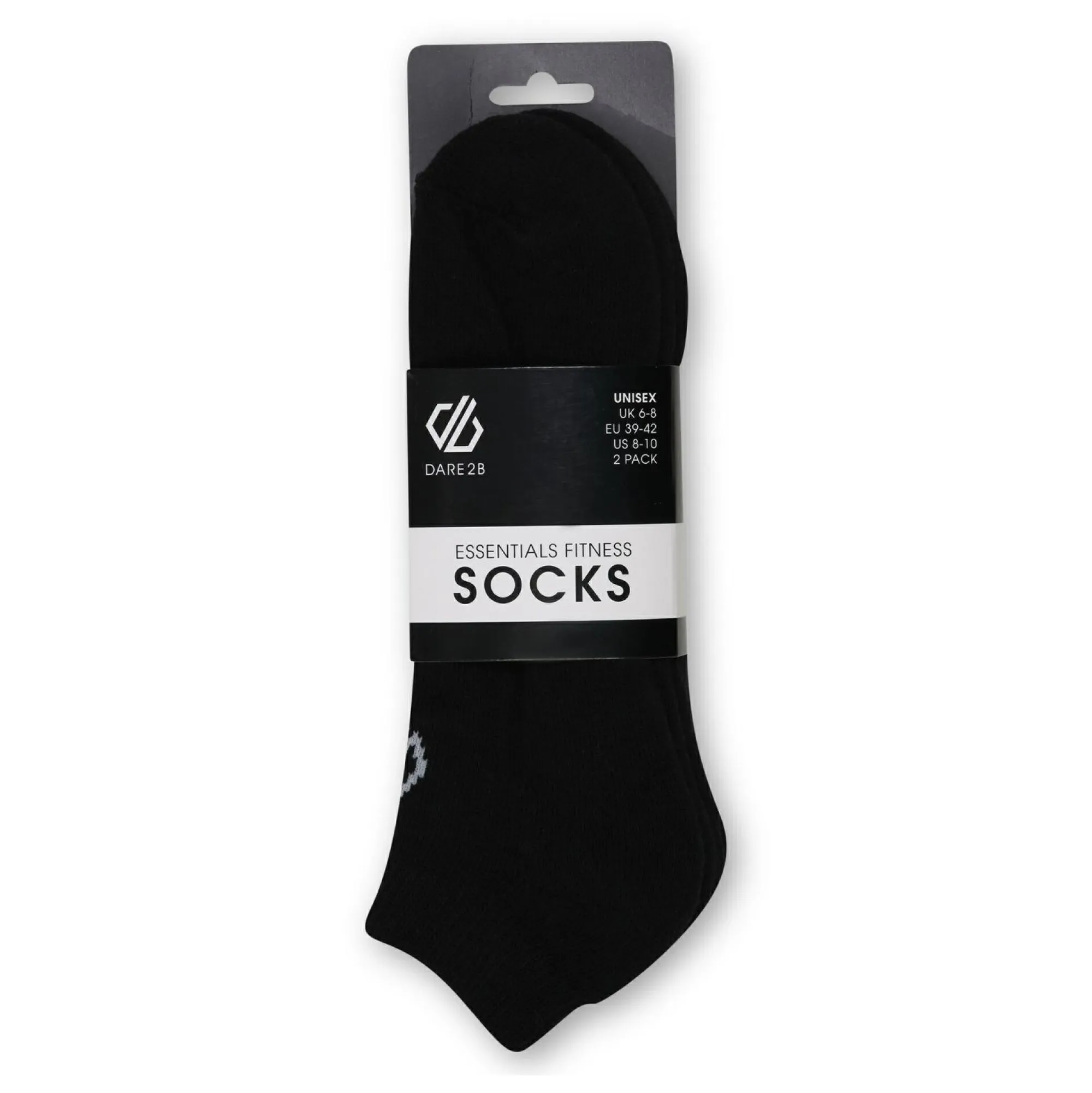 Regatta Socks<Dare 2b - Adult's Essentials No Show Socks 2 Pack |