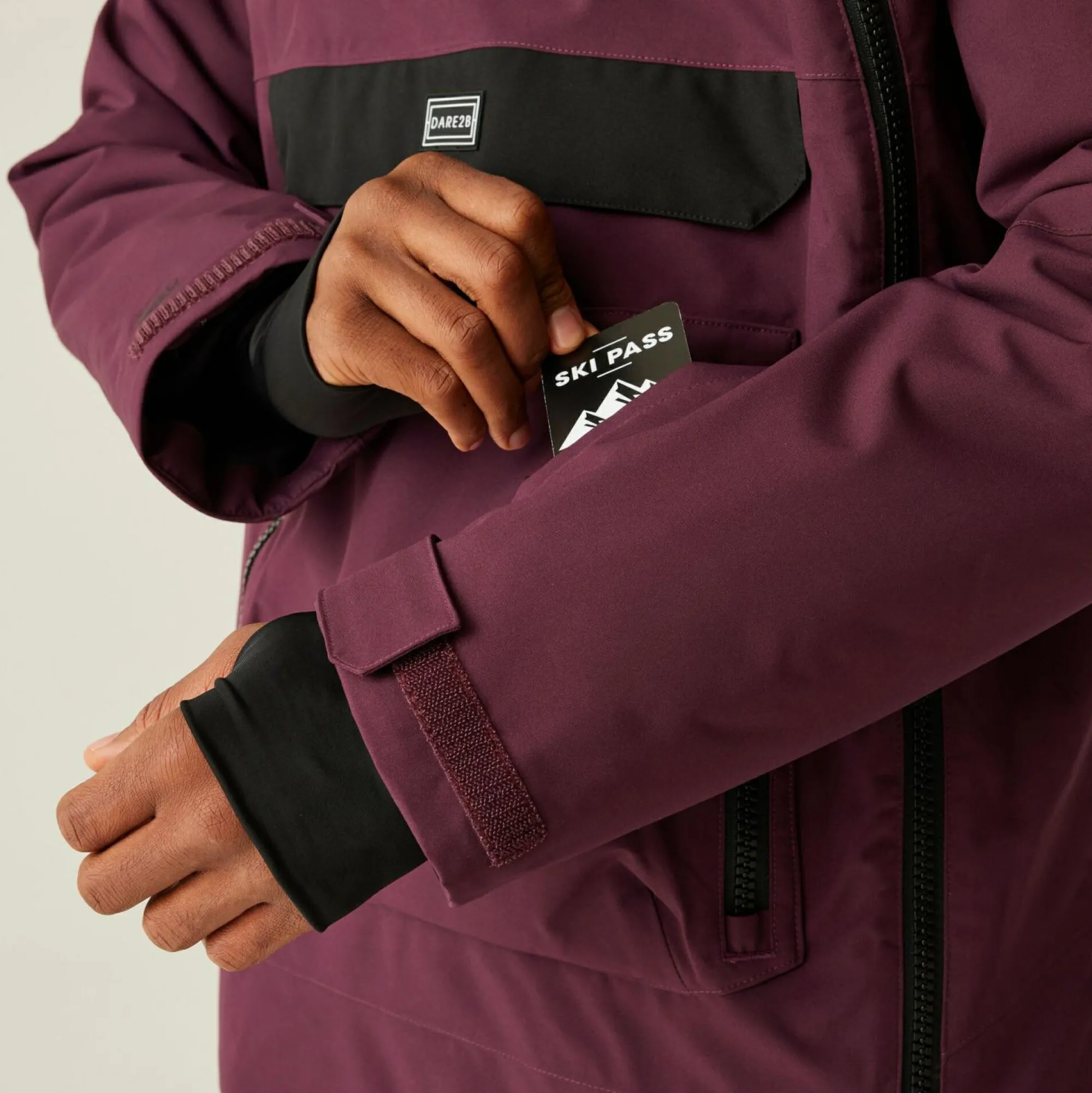 Regatta Ski & Snow<Dare 2b - Men's T-Bar Overhead II Ski Jacket |