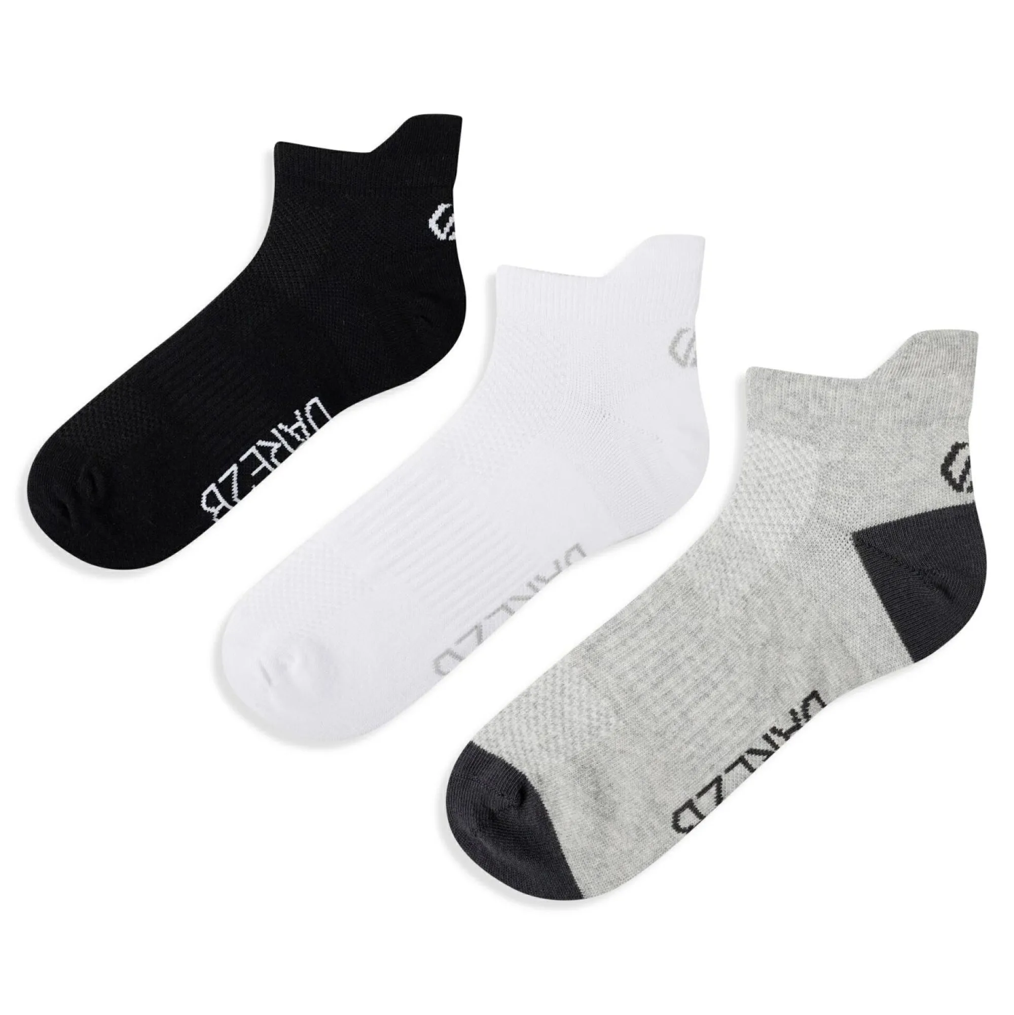 Regatta Socks<Dare 2b - Pack of 3 Unisex Movement Trainer Socks |
