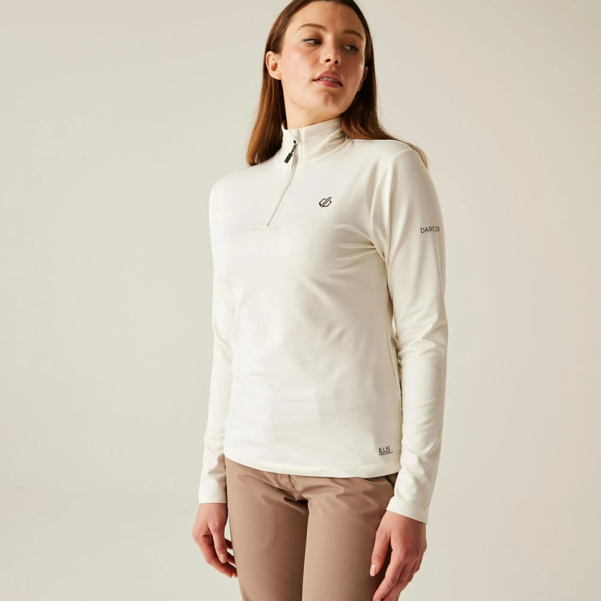 Women Regatta Half Zip Fleece<Dare 2b - Women's Lowline II Lightweight Core Stretch Midlayer |