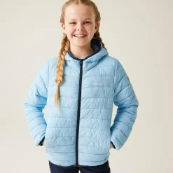 Kids Regatta Jackets & Coats<Kids' Hooded Marizion Baffled Jacket |
