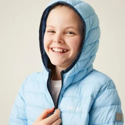 Kids Regatta Jackets & Coats<Kids' Hooded Marizion Baffled Jacket |