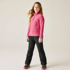 Kids Regatta Fleece<Kids' Hot Shot Marl Half Zip Fleece |