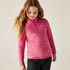Kids Regatta Fleece<Kids' Hot Shot Marl Half Zip Fleece |