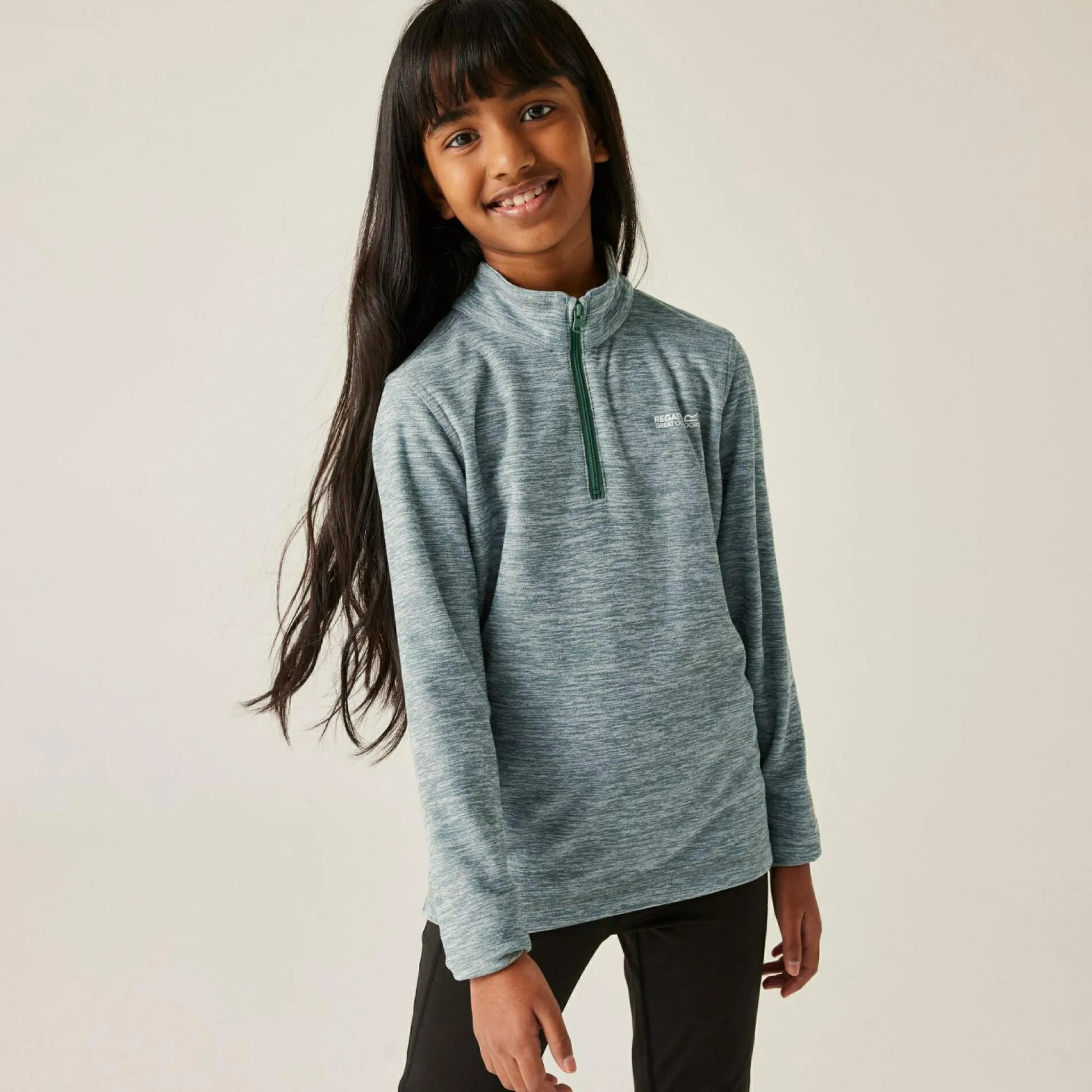 Kids/BOY Regatta Fleece|Fleece<Kids' Hot Shot Marl Half Zip Fleece |