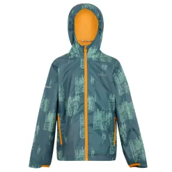 Kids Regatta Waterproof Jackets|Jackets & Coats<Kids' Printed Lever II Waterpoof Jacket |
