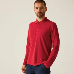 Regatta T-Shirts|Polo Shirts<Men's 65/35 LS Polo Top |