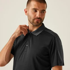 Regatta T-Shirts|Polo Shirts<Men's Contrast Coolweave Quick Wicking Polo Shirt |