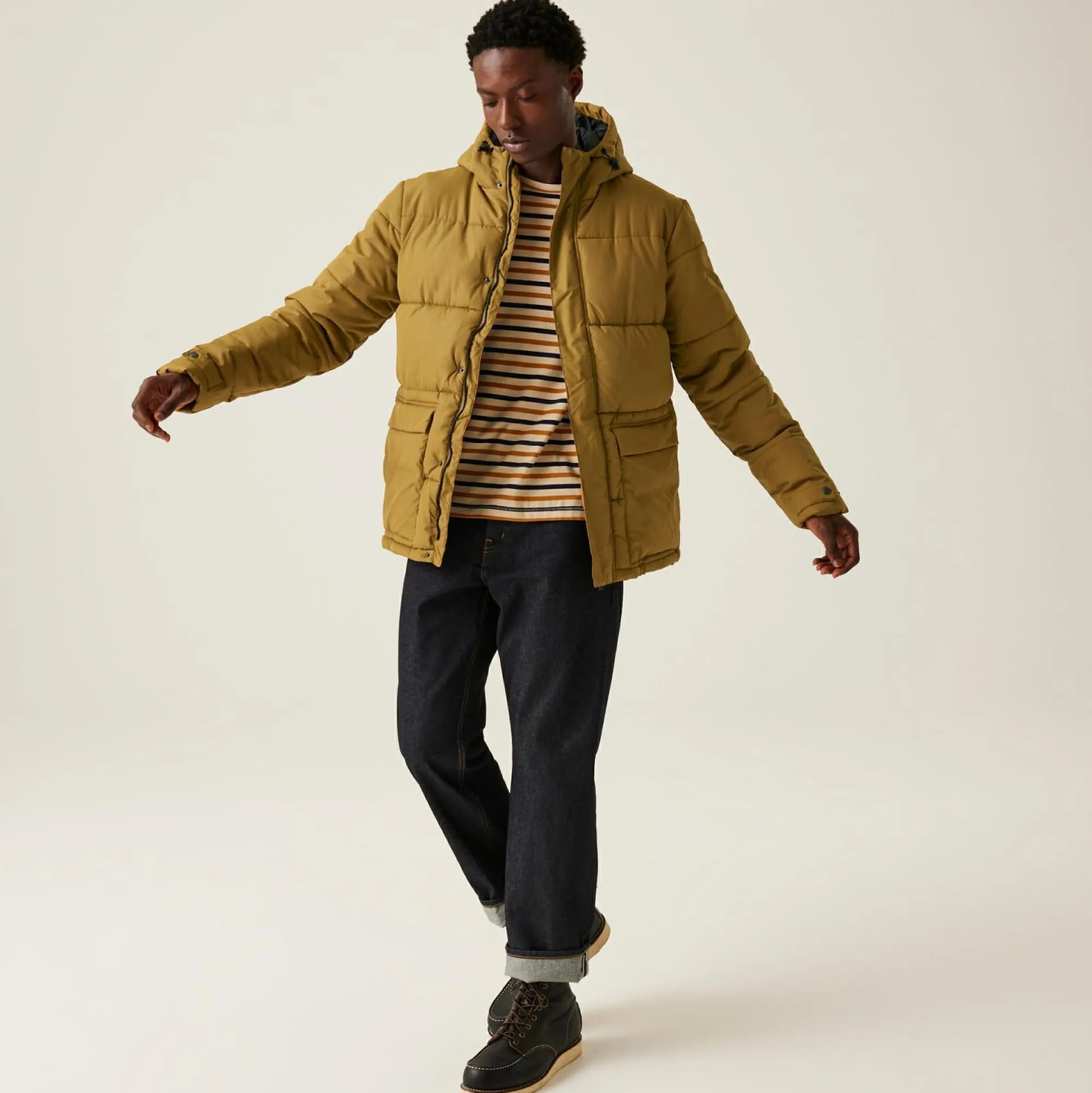 Regatta Padded Jackets<Men's Falkner Baffled Jacket |