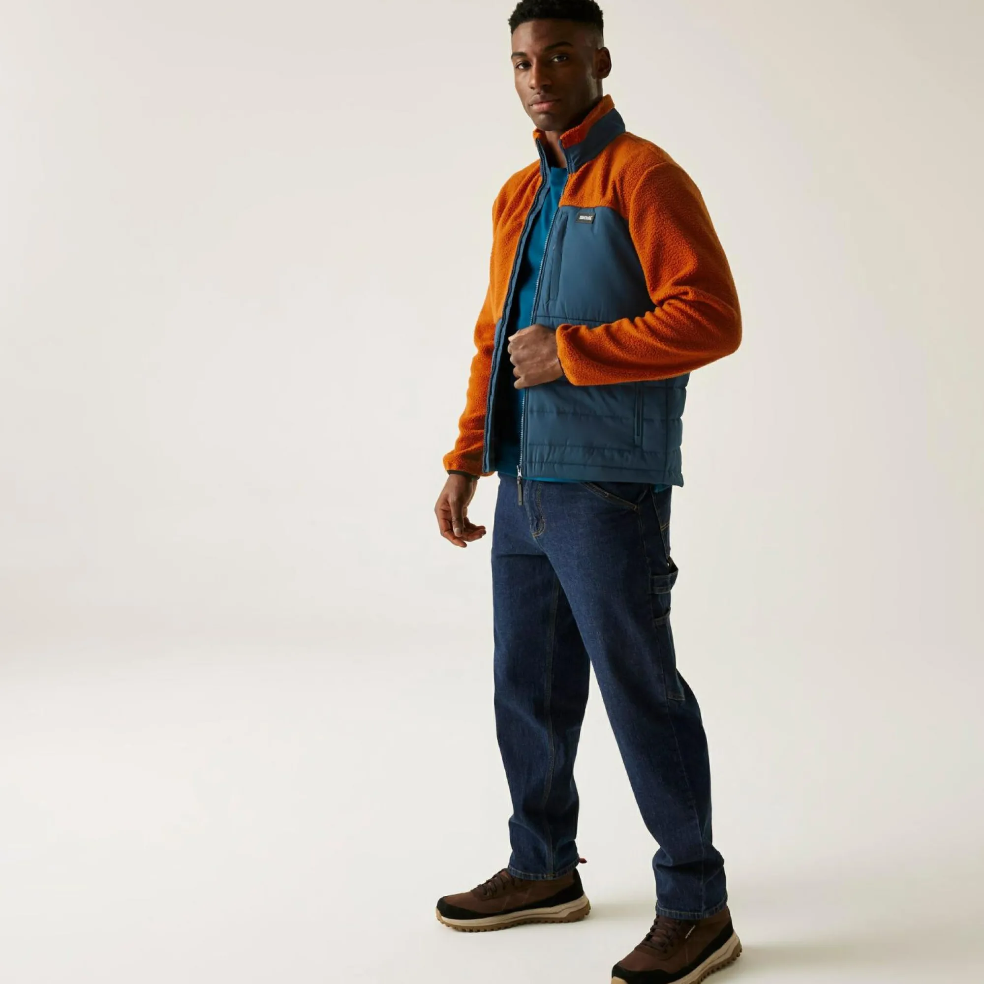 Regatta Full Zip Fleece<Men's Frankie Borg Hybrid Full Zip Fleece |