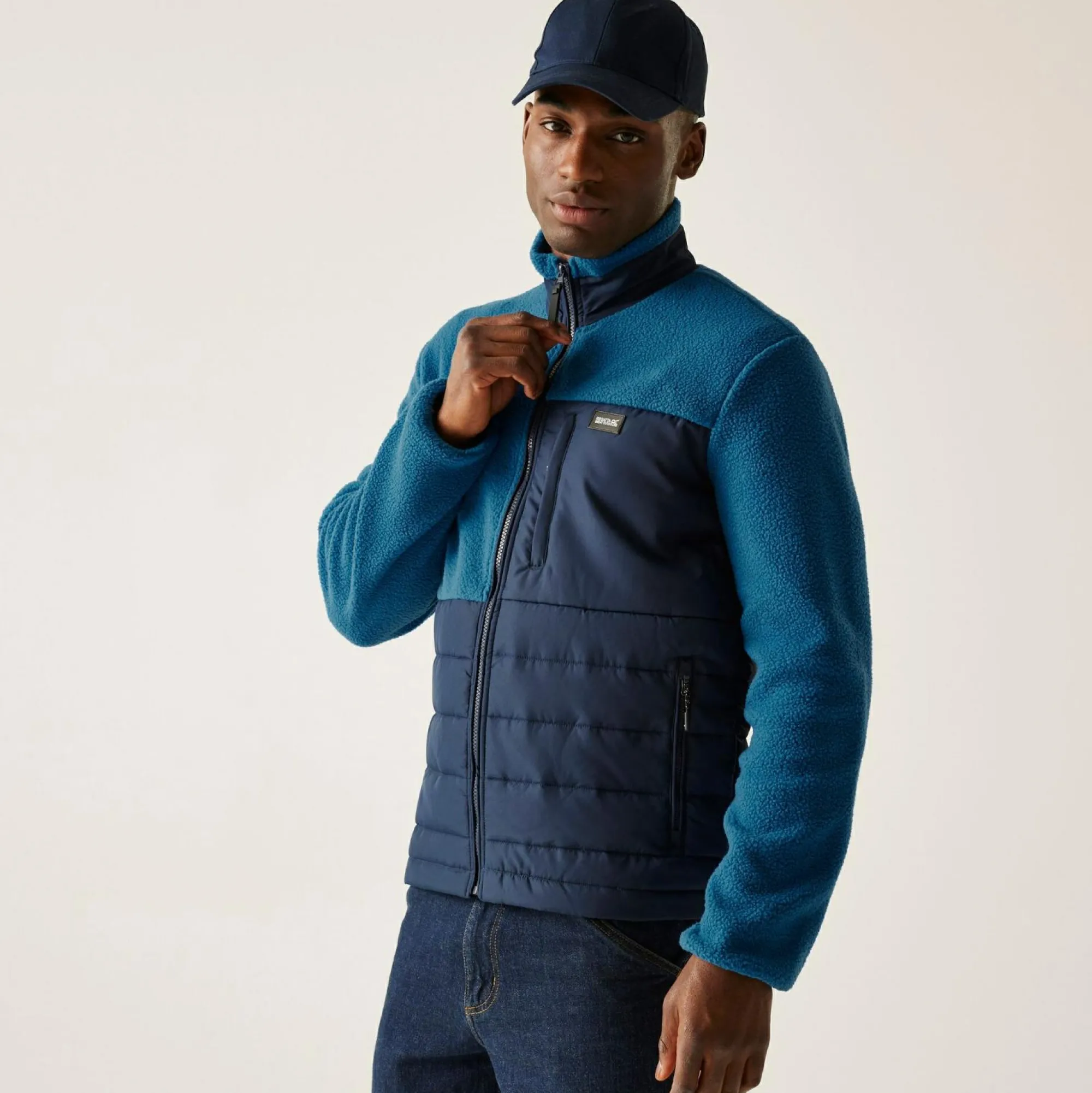 Regatta Full Zip Fleece<Men's Frankie Borg Hybrid Full Zip Fleece |