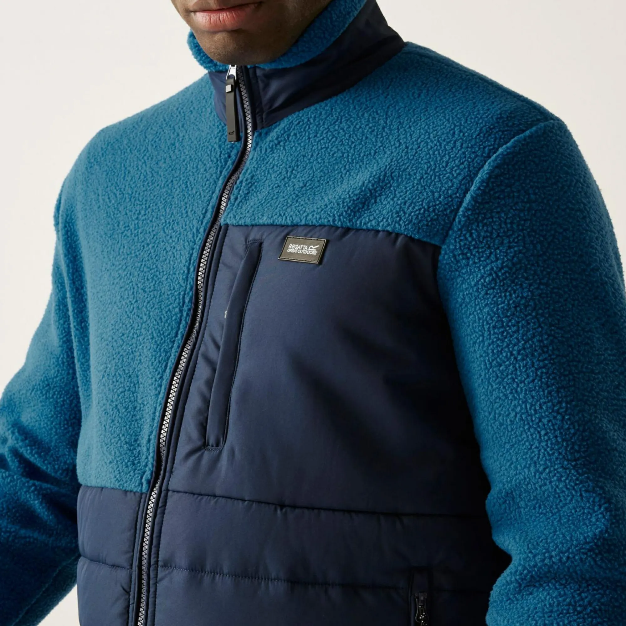 Regatta Full Zip Fleece<Men's Frankie Borg Hybrid Full Zip Fleece |