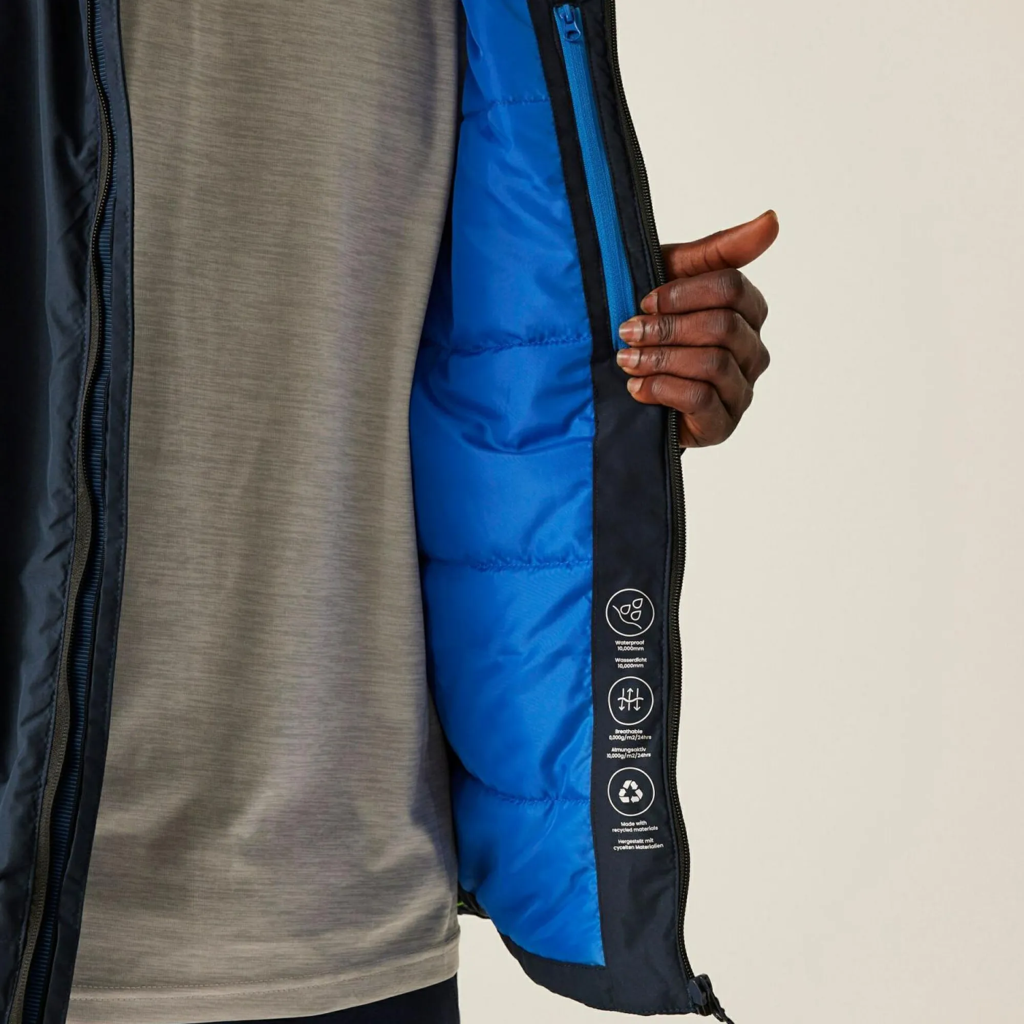Regatta Waterproof Jackets<Men's Frelton Waterproof Insulated Jacket |
