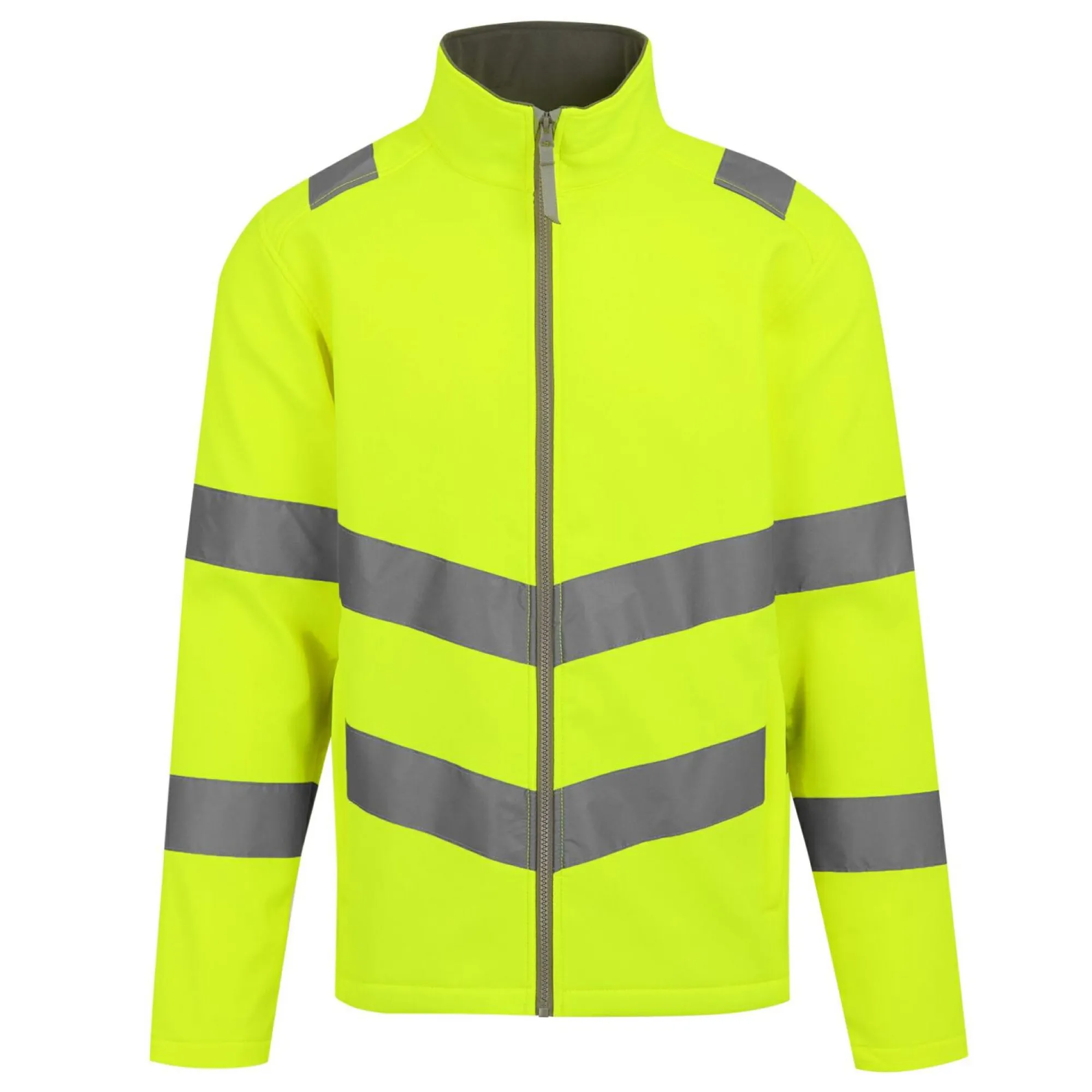 Regatta Jackets<Men's Hi-Vis Pro Contract Ablaze 2 Layer Softshell Jacket |