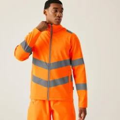 Regatta Jackets<Men's Hi-Vis Pro Contract Ablaze 2 Layer Softshell Jacket |