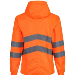 Regatta Jackets<Men's Hi-Vis Pro Waterproof Reflective Packaway Work Jacket |