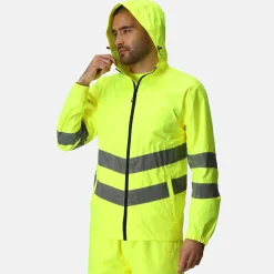 Regatta Jackets<Men's Hi-Vis Pro Waterproof Reflective Packaway Work Jacket |