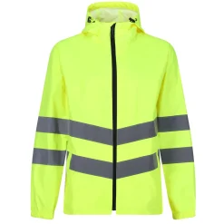 Regatta Jackets<Men's Hi-Vis Pro Waterproof Reflective Packaway Work Jacket |
