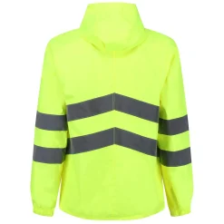 Regatta Jackets<Men's Hi-Vis Pro Waterproof Reflective Packaway Work Jacket |