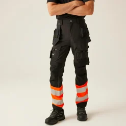 Regatta Work Trousers<Men's Hi-Vis X-Pro Stretch Holster Trousers - Class 1 |