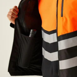 Regatta Jackets|Waterproof Jackets<Men's Hi-VIS X-PRO Waterproof Shell Jacket - Class 2 |