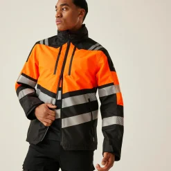 Regatta Jackets|Waterproof Jackets<Men's Hi-VIS X-PRO Waterproof Shell Jacket - Class 2 |