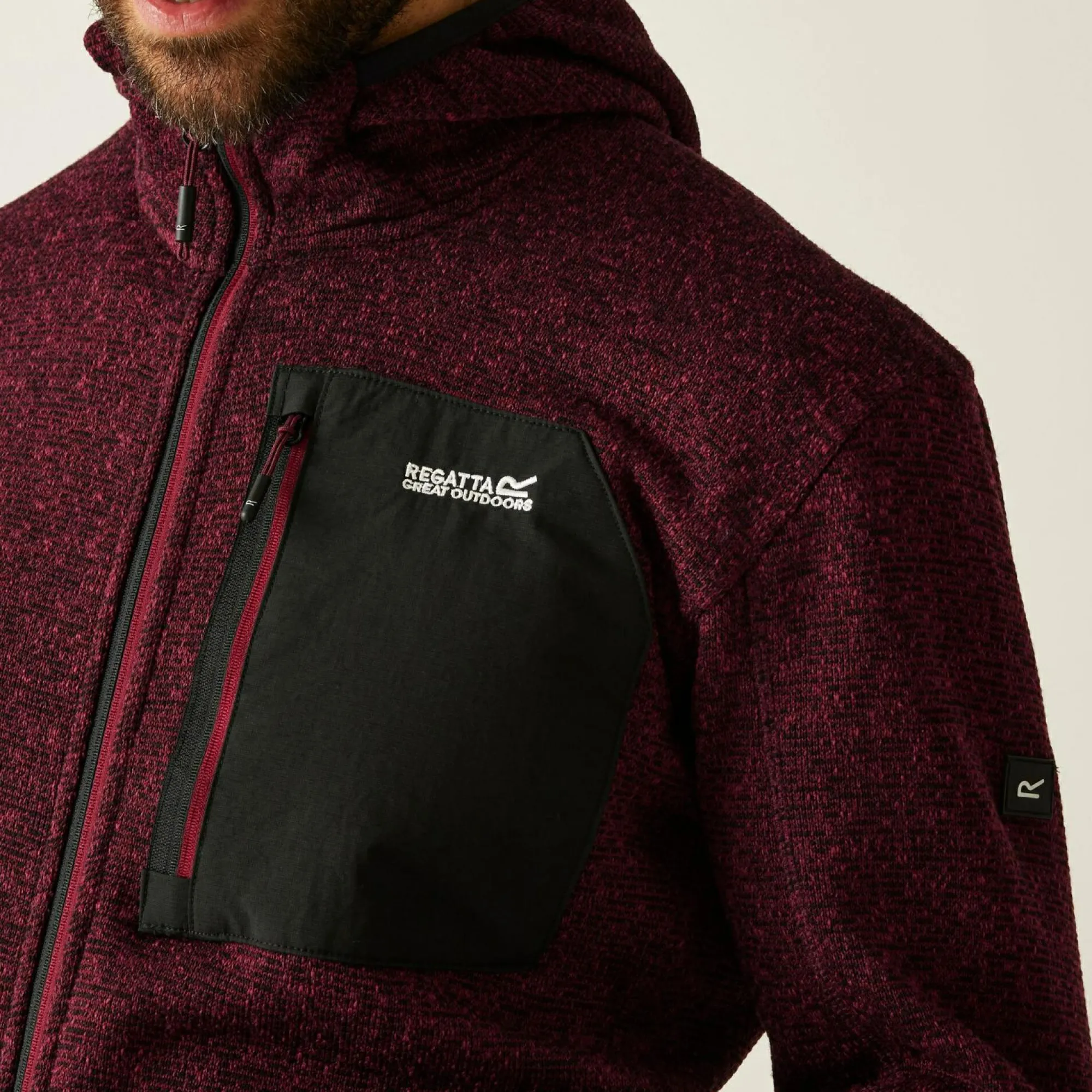 Regatta Full Zip Fleece<Men's Hooded Newhill Full Zip Fleece |