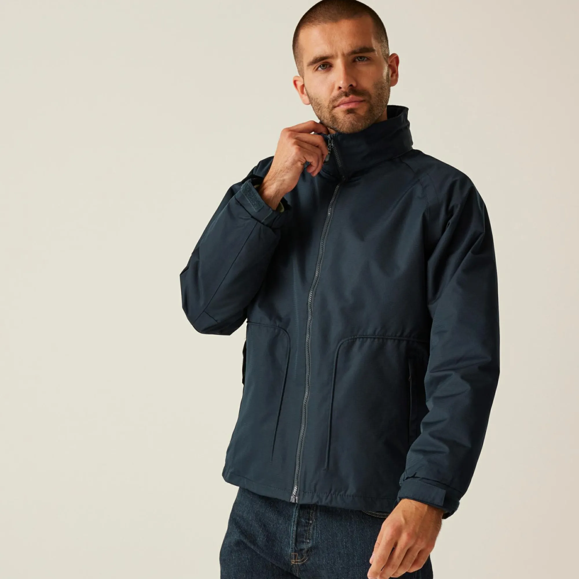 Regatta Waterproof Jackets<Men's Hudson Fleece Lined Waterproof Insulated Jacket |