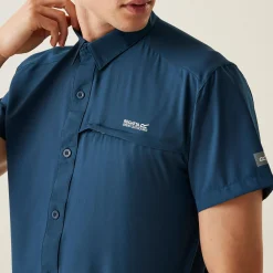Regatta Shirts|Festival<Men's Insect-Repellent Packaway Short Sleeve Shirt |