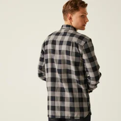 Regatta Shirts<Men's Lance Long Sleeved Checked Shirt |