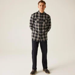 Regatta Shirts<Men's Lance Long Sleeved Checked Shirt |