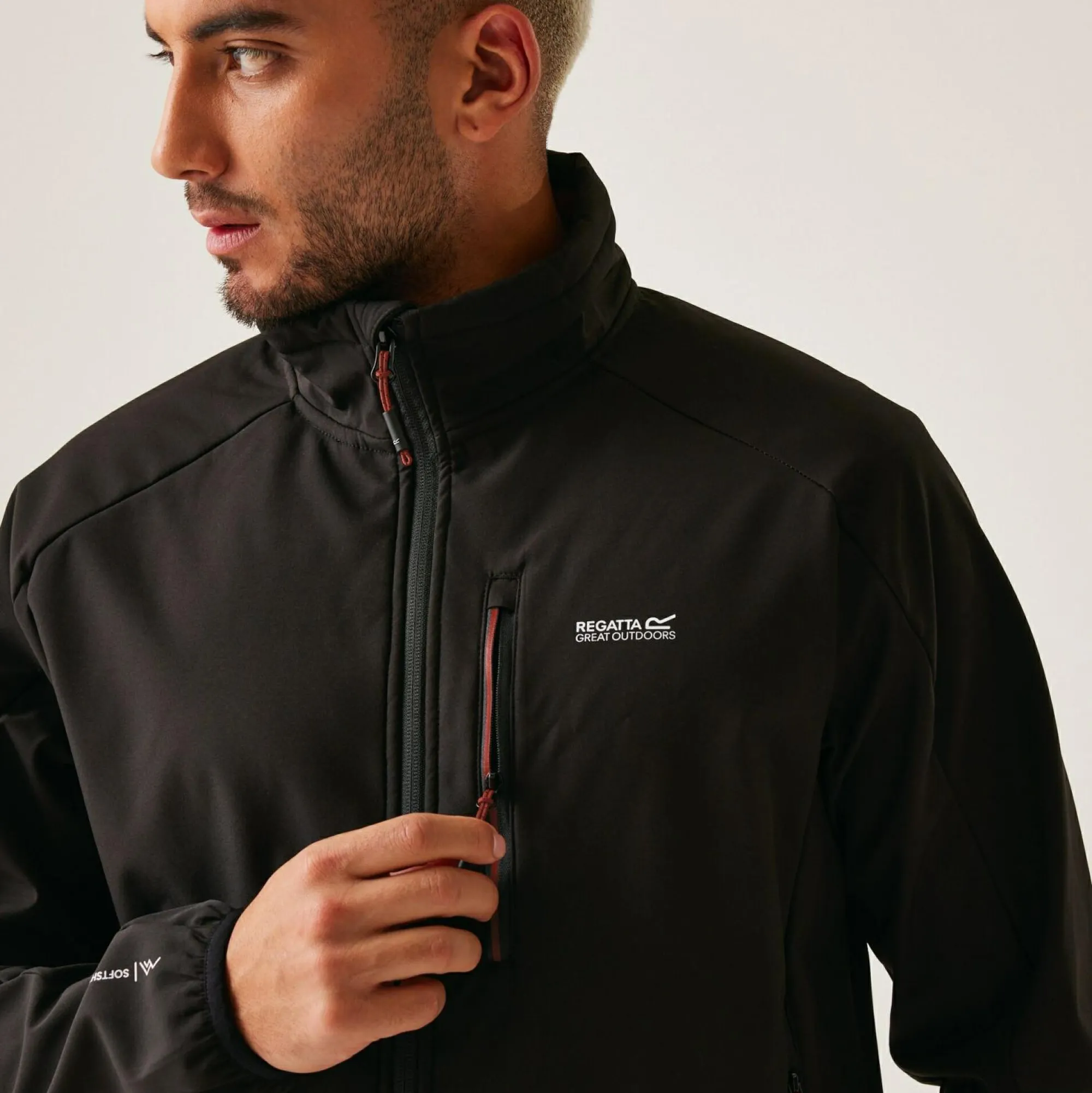 Regatta Softshell Jackets|Waterproof Jackets<Men's Moutdale Softshell Jacket |