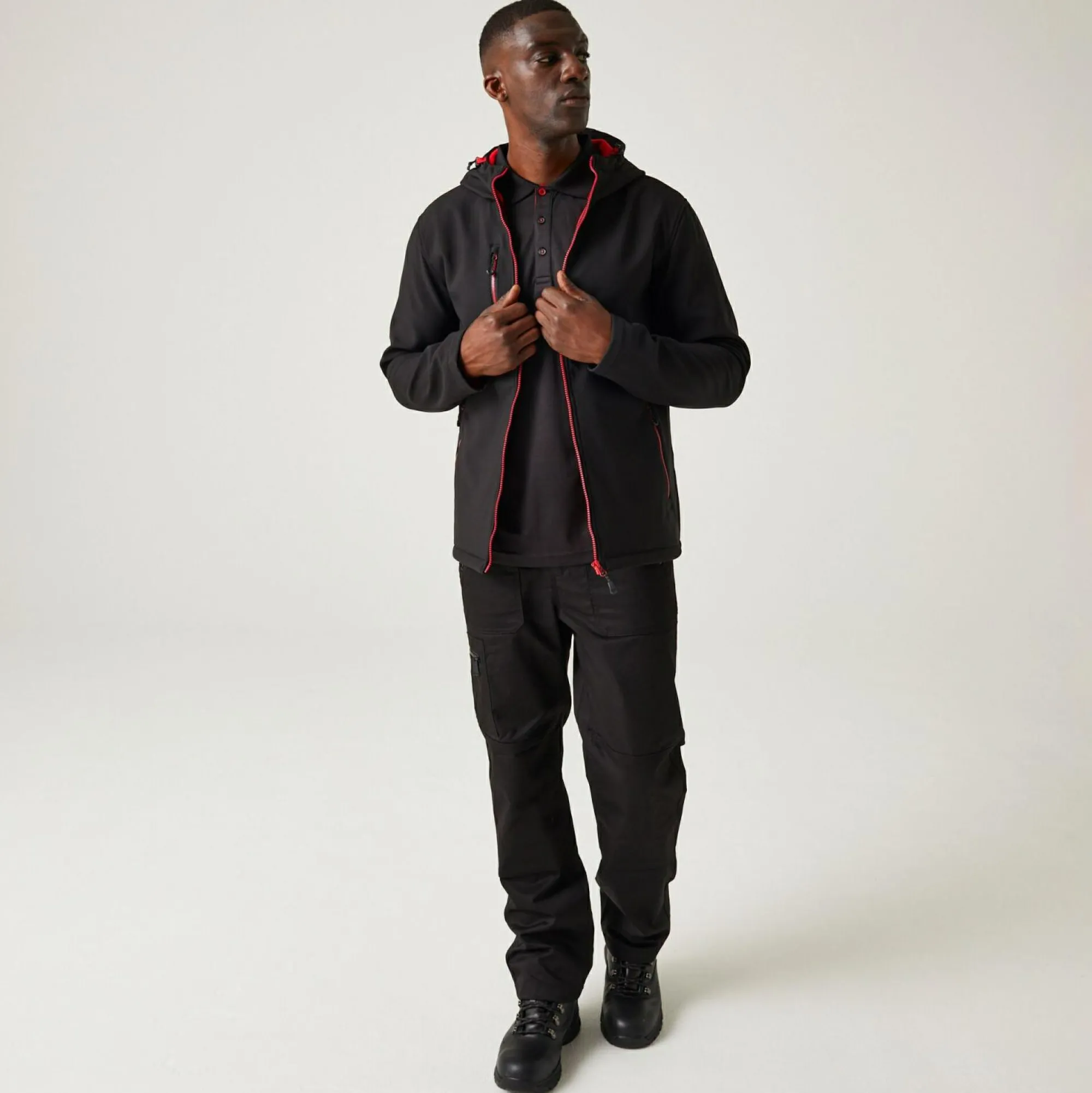 Regatta Softshell Jackets<Men's Navigate 2 Layer Hooded Softshell Jacket |
