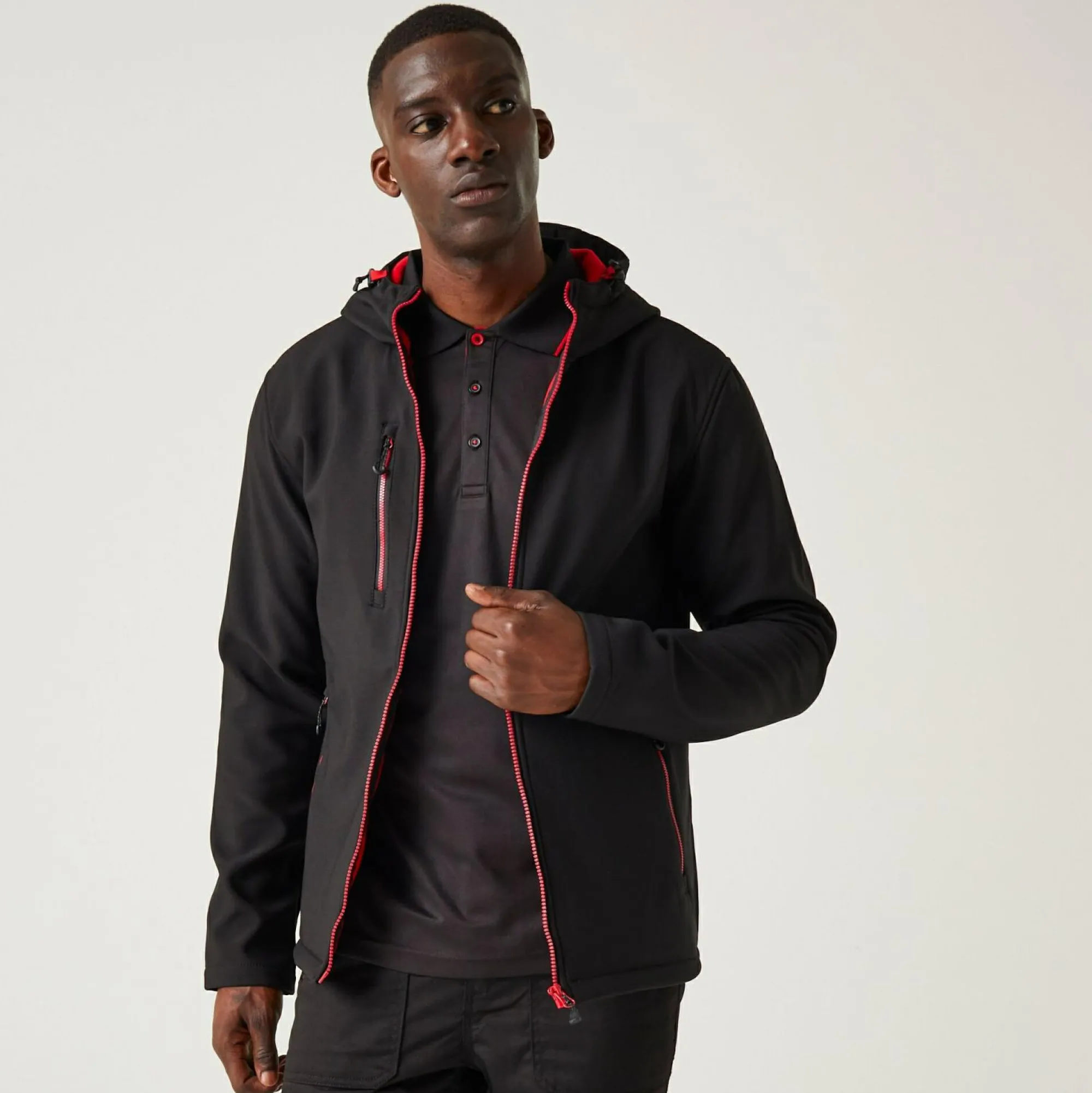 Regatta Softshell Jackets<Men's Navigate 2 Layer Hooded Softshell Jacket |