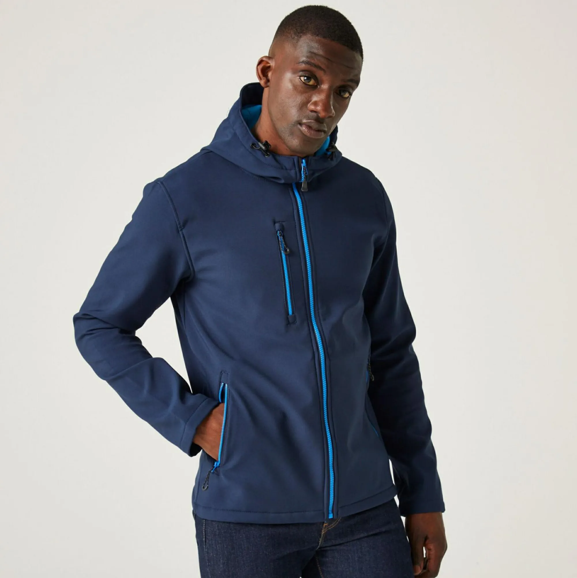 Regatta Softshell Jackets<Men's Navigate 2 Layer Hooded Softshell Jacket |