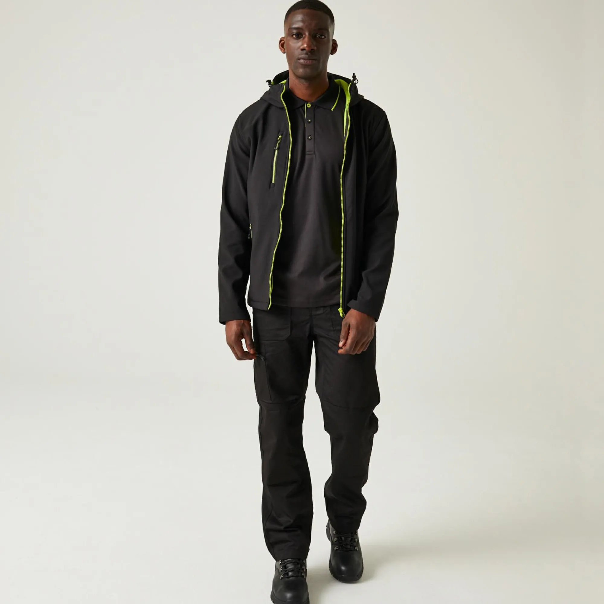 Regatta Softshell Jackets<Men's Navigate 2 Layer Hooded Softshell Jacket |