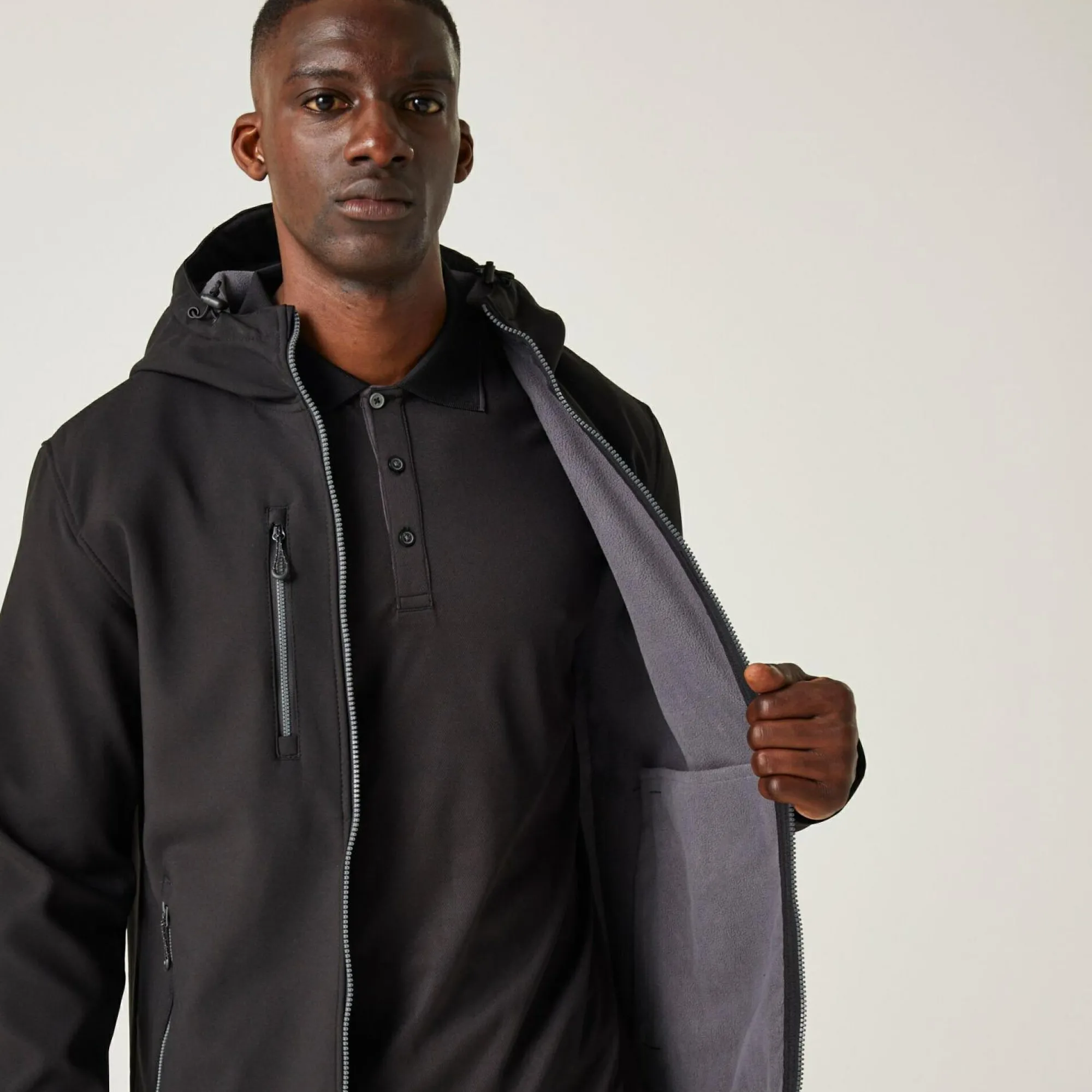 Regatta Softshell Jackets<Men's Navigate 2 Layer Hooded Softshell Jacket |