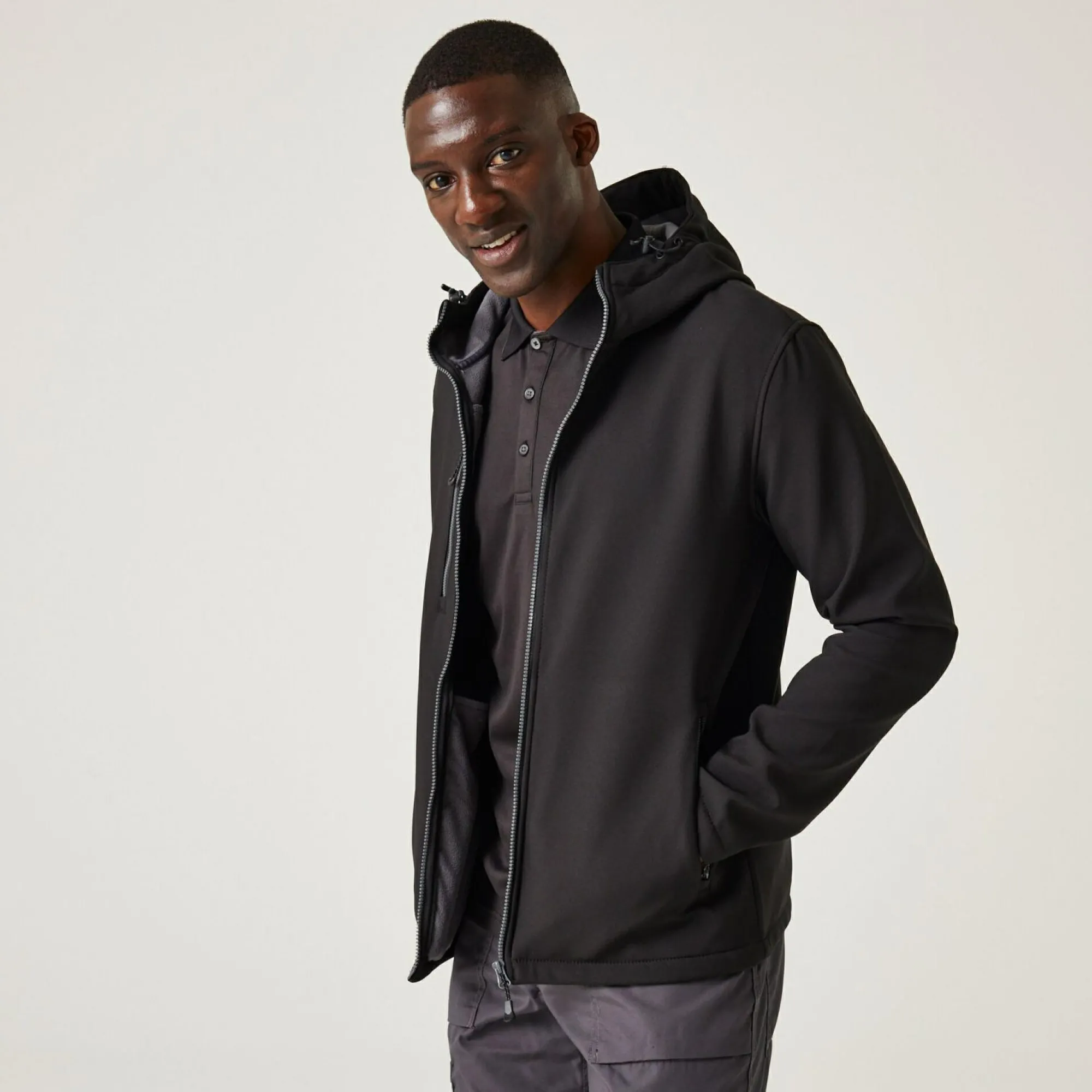 Regatta Softshell Jackets<Men's Navigate 2 Layer Hooded Softshell Jacket |