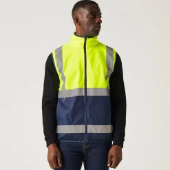 Regatta Vests<Men's Pro HI-VIS Full Zip Gilet |