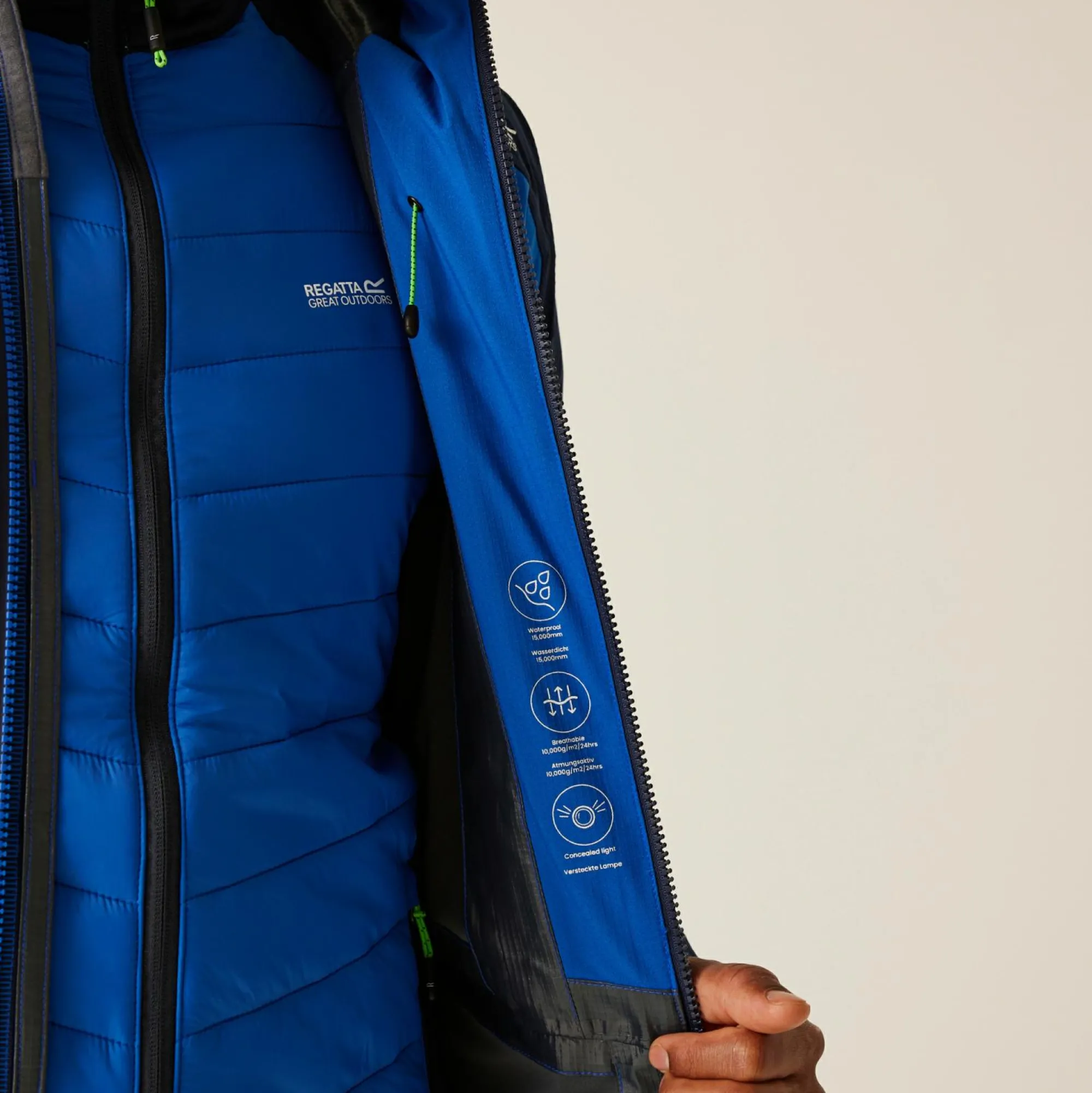 Regatta Waterproof Jackets<Men's Sacramento X 3-in-1 Jacket |