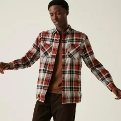 Regatta Shirts<Men's Thamos Long Sleeved Checked Shirt |