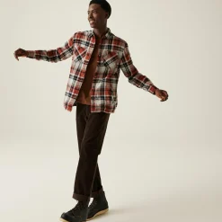 Regatta Shirts<Men's Thamos Long Sleeved Checked Shirt |