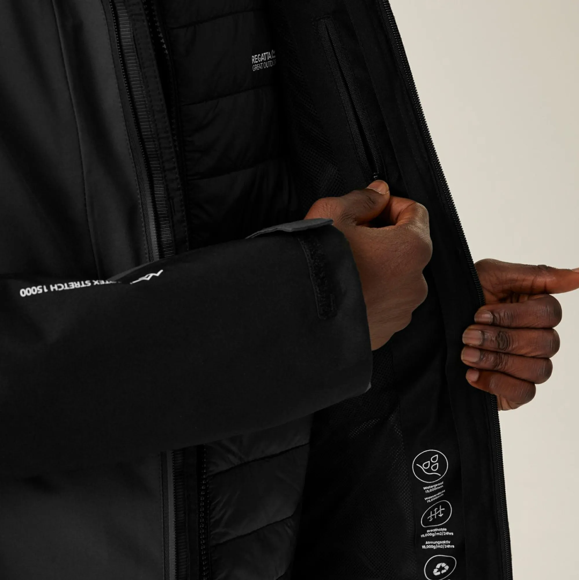 Regatta Waterproof Jackets<Men's Wentwood IX 3-in-1 Jacket |