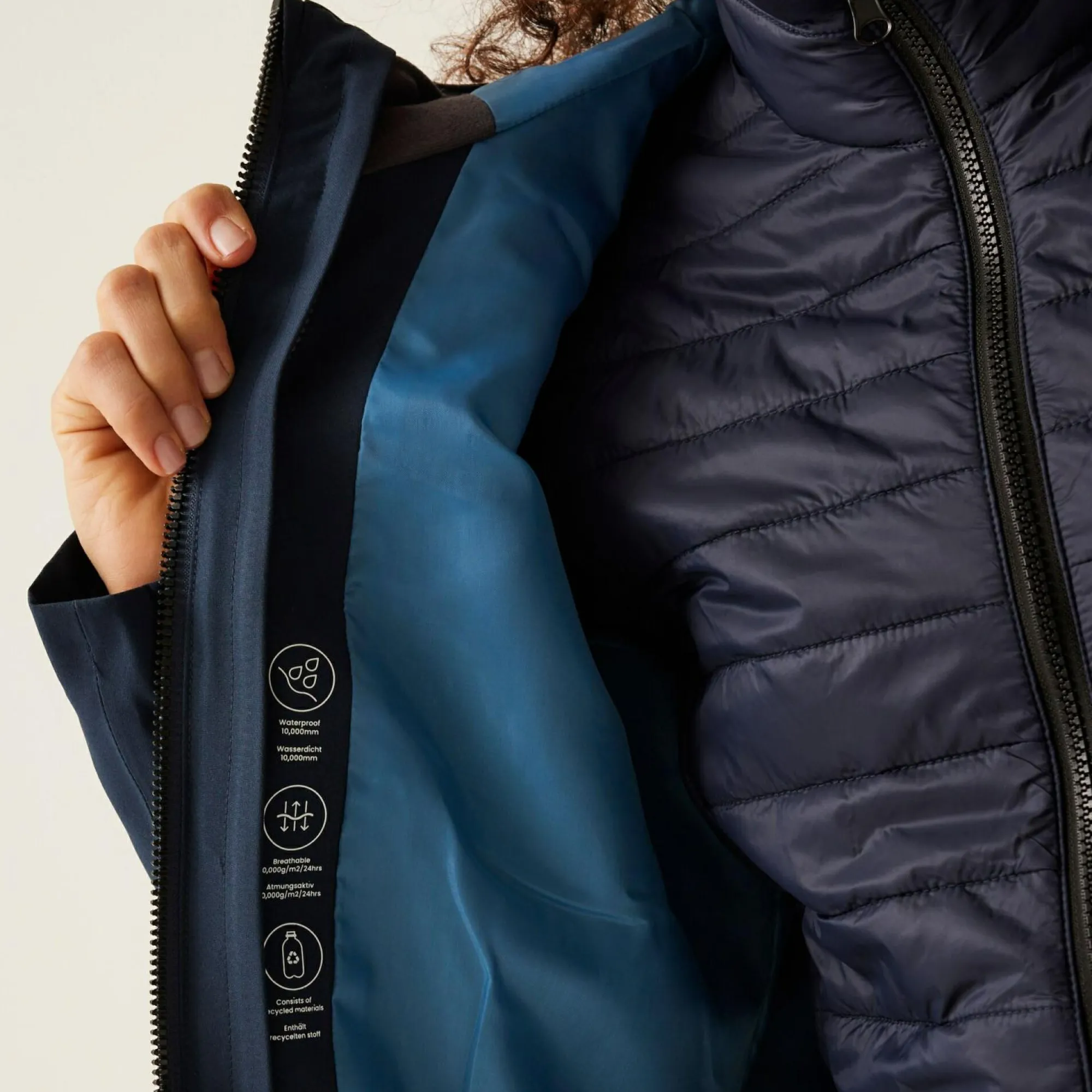 Women Regatta Waterproof Jackets<Women's Denbury V 3-in-1 Jacket |