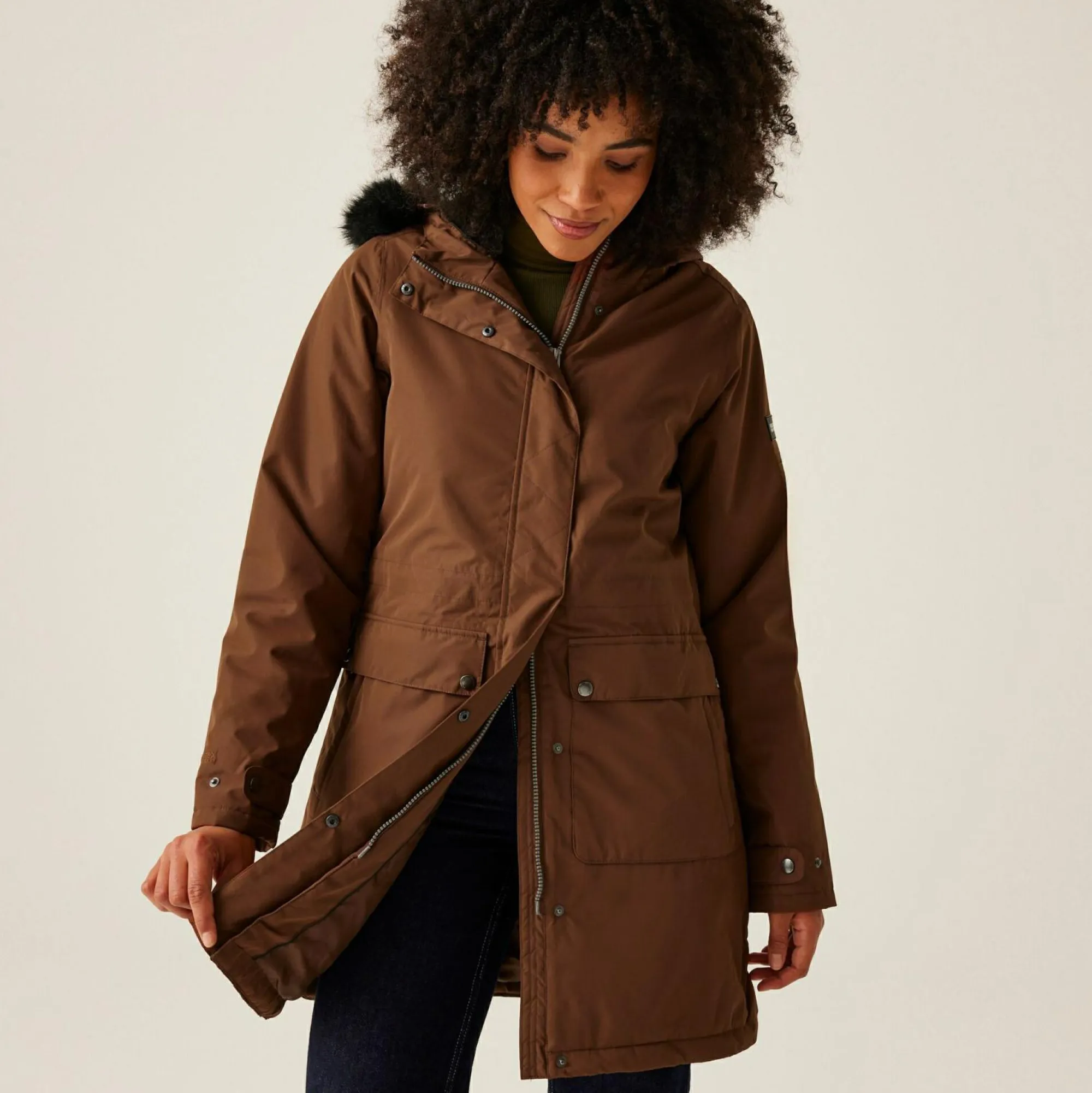 Women Regatta Waterproof Jackets<Women's Sabinka II Fur Trim Parka Jacket |