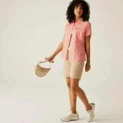 Women Regatta Shirts|T-Shirts<Women's Travel Packaway Short Sleeve Shirt |