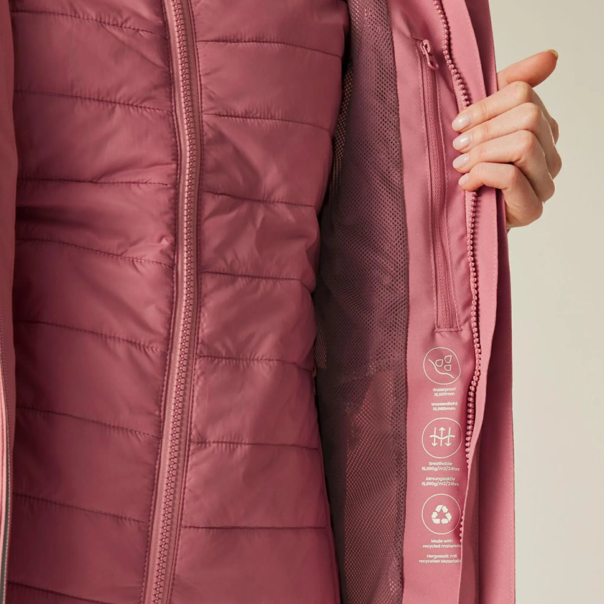 Women Regatta Waterproof Jackets<Women's Wentwood 3-in-1 Jacket |